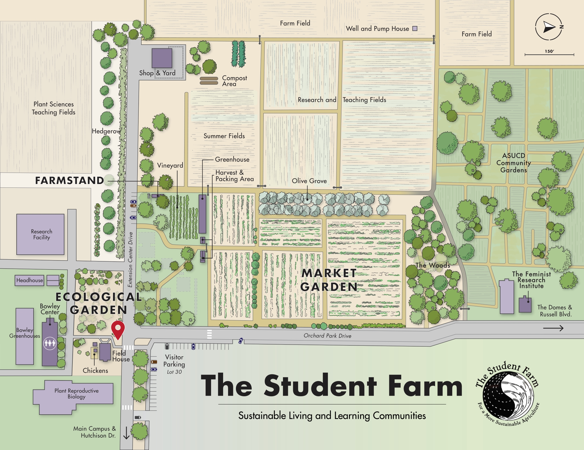 Student Farm field map